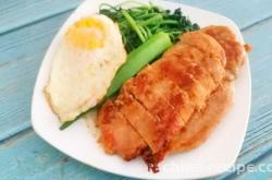 The recipe for pan frying chicken breast