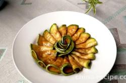 Method for making cold mixed zucchini