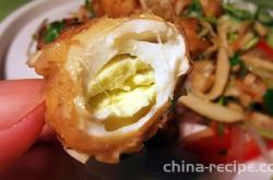 The method of making cold stir fried eggs