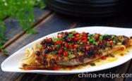 The recipe for consuming spicy fish with soy sauce