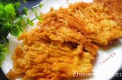 The method of making cumin golden needle mushroom