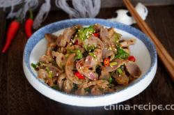 Recipe for Spicy and Cold Stir-fried Chicken Gizzard