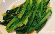 The recipe for oyster sauce and oil lettuce