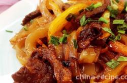 Practice of Beef chow fun in Cantonese Style