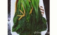 The recipe for blanching Guangdong vegetable hearts