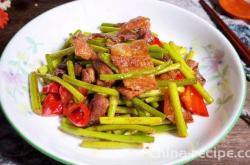 Garlic and pork belly recipe