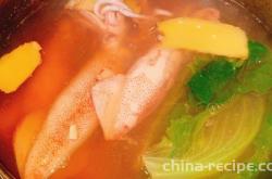 Recipe for Saltwater Vegetable Squid Pot