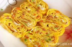 How to make multi-element egg rolls