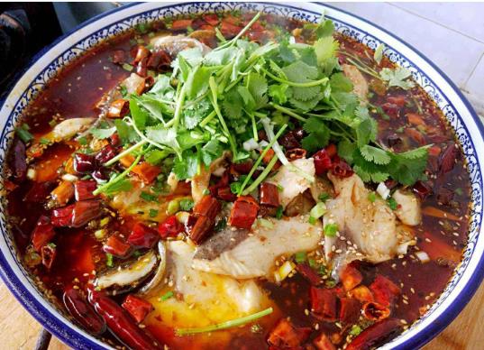 The recipe for spicy boiled fish