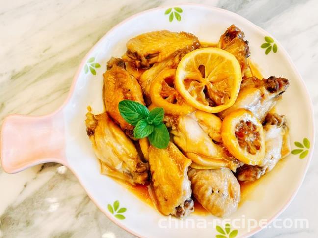 The recipe for lemon wing tips