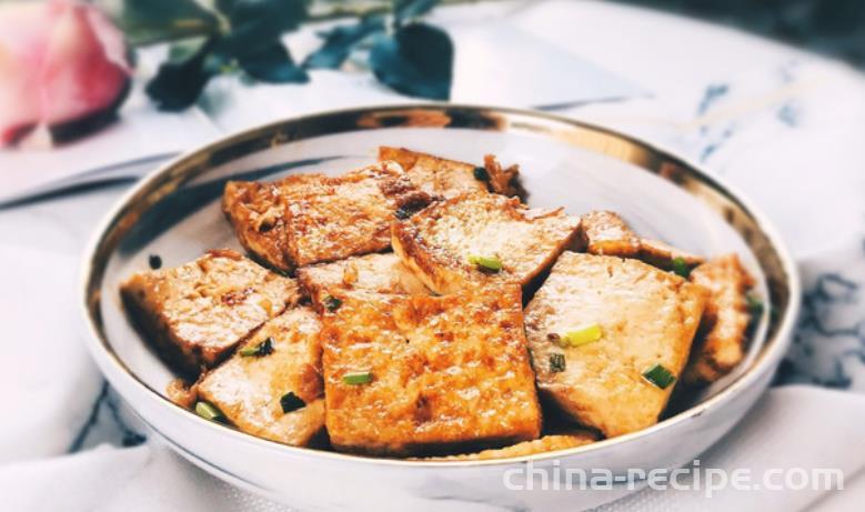 The recipe for pan fried tofu