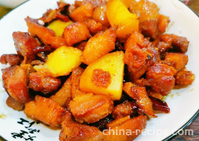 Practice of Braised pork belly with Potatoes