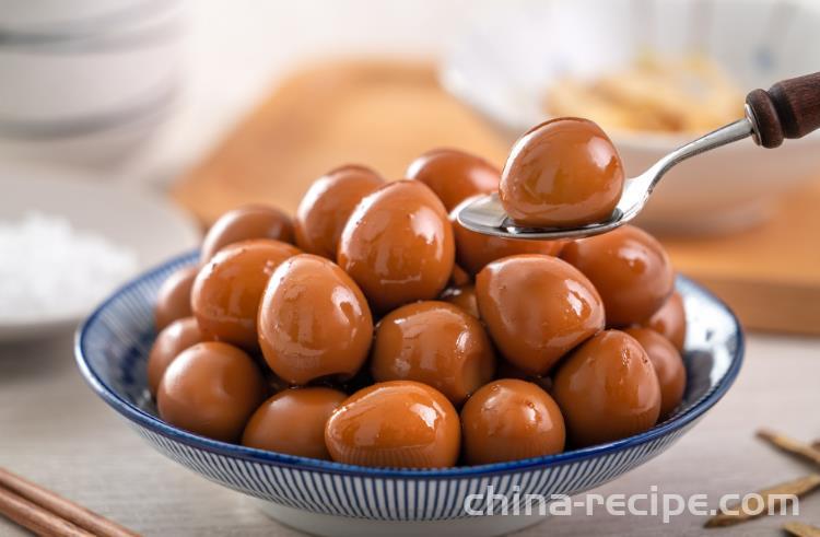 The recipe for braised quail eggs