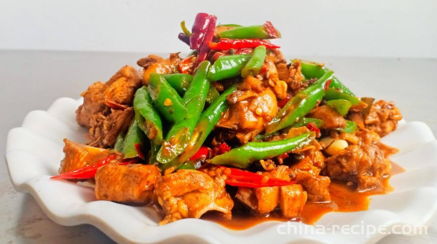 The method of stir frying chicken
