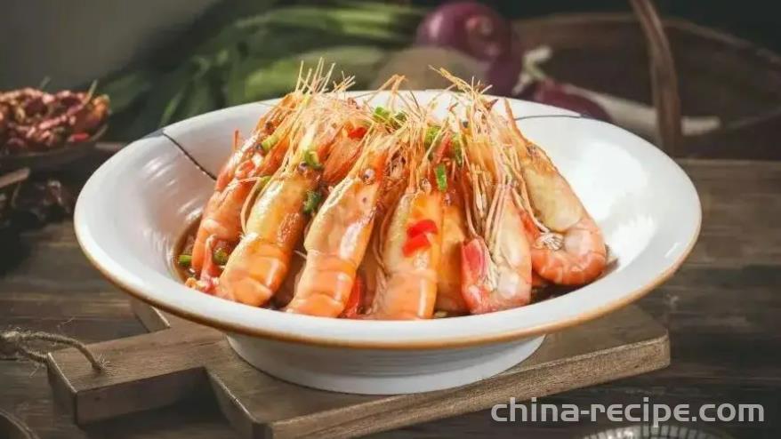 The method of cooking sweet shrimp