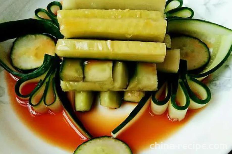 The recipe for cold mixed sweet and sour cucumber