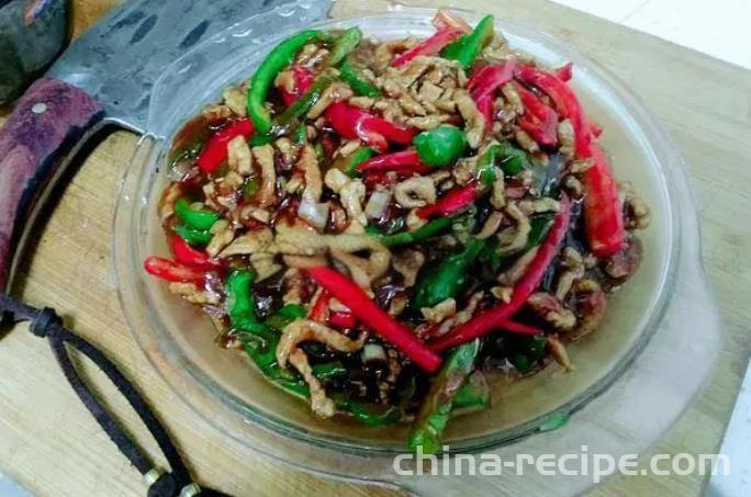 The recipe for multi flavored shredded meat