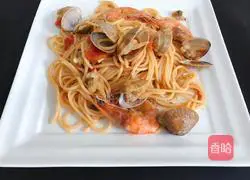 海鲜意面的做法图解12
