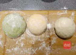 素馅彩皮包子的做法图解4