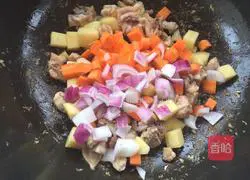 咖喱土豆焖鸡的做法图解4