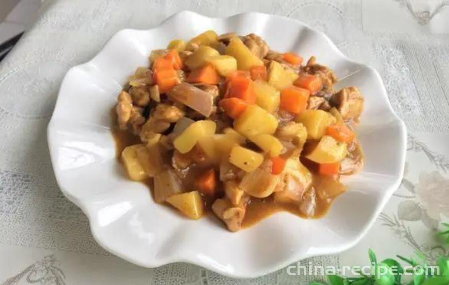 Recipe for Braised Chicken with Curry Potato