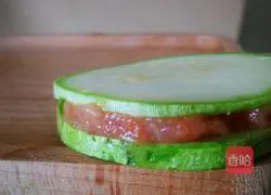 韩式角瓜酿肉煎的做法图解9