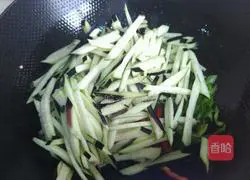 尖椒炒茄丝的做法图解4