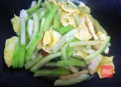 西瓜皮炒鸡蛋的做法图解11