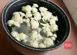 花菜肉片的做法图解2