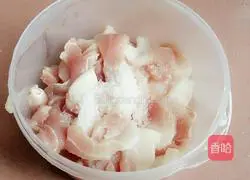 花菜肉片的做法图解4