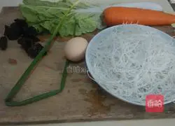 五彩炒米粉的做法图解2