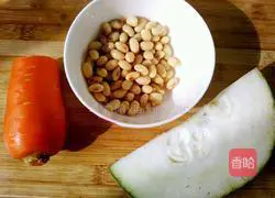 冬瓜双豆的做法图解1