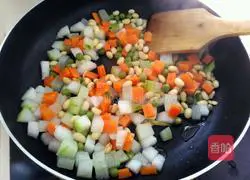 冬瓜双豆的做法图解8