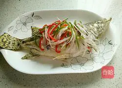 清蒸桂鱼的做法图解9
