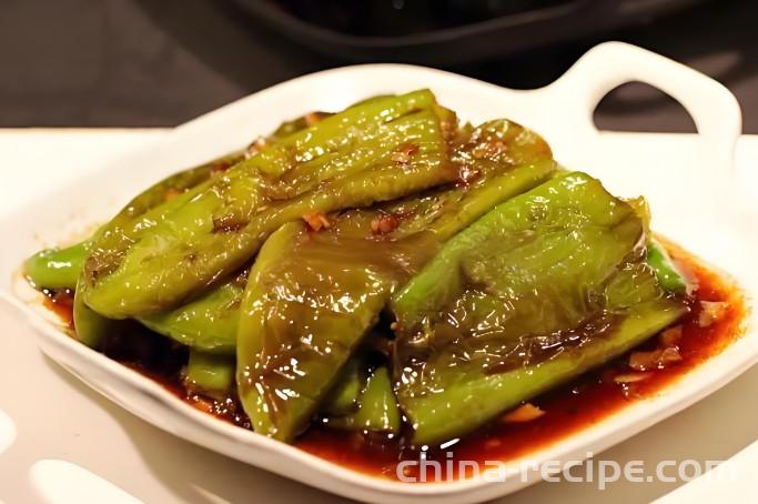 The recipe for tiger skin green pepper