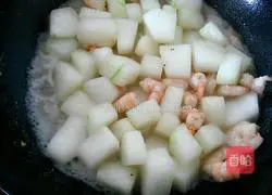 冬瓜虾仁的做法图解5