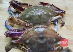 蛋黄焗蟹的做法图解3
