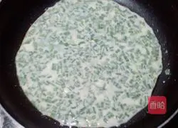 韭菜煎饼的做法图解4