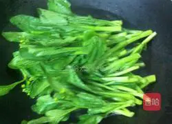 葱油菜心的做法图解3