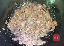 青椒炒牛肉的做法图解4