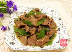 青椒炒牛肉的做法图解9