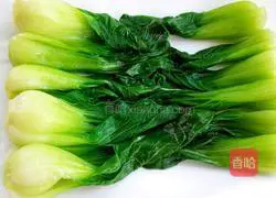 香菇扒油菜的做法图解5