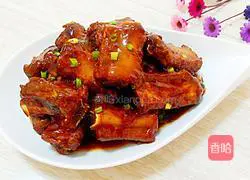 蒜蓉辣酱烧排骨的做法图解9