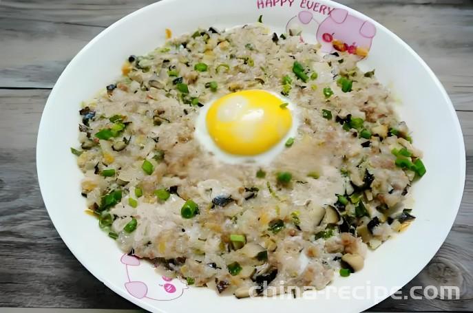 Recipe for Steamed Meat Cake