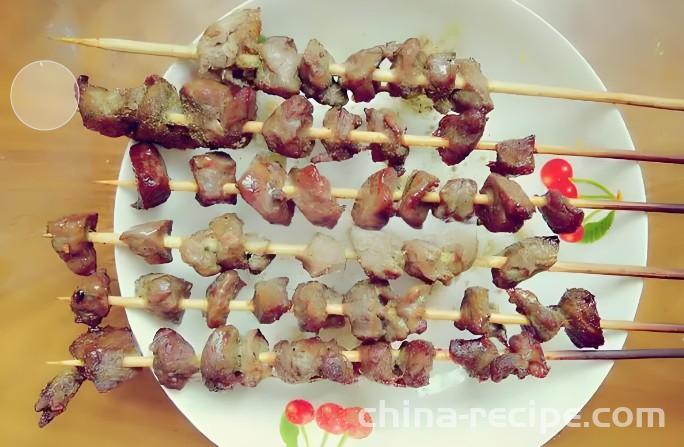 Mutton shashlik