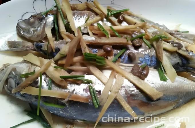 The method of steaming fish
