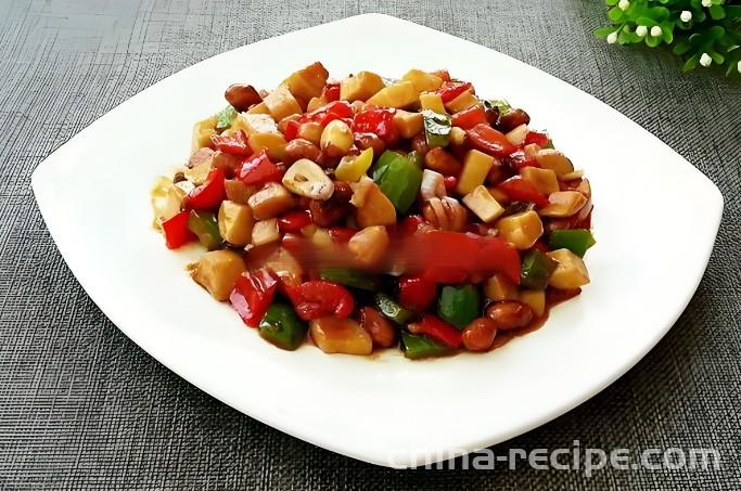 The recipe for Gongbao Xingbao shiitake mushrooms