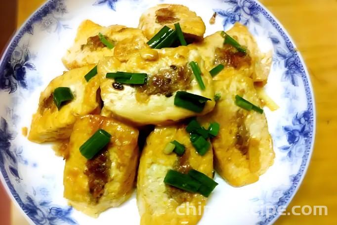 The practice of Hakka Stuffed tofu