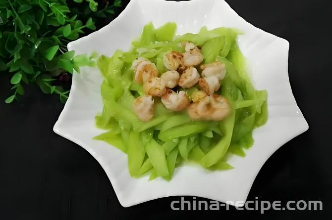 The method of making jadeite shrimp