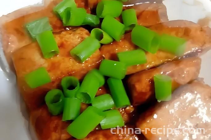 The recipe for making salt and pepper tofu